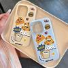 Pizza potatoes are suitable for iPhone16/17promax mobile phone case, Apple 15 skin scrub 13/14 jelly case.