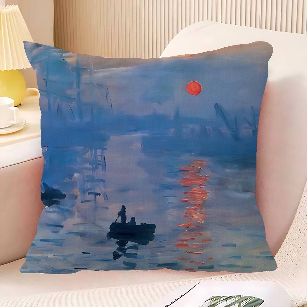 Van Gogh Oil Painting Pillowcases Home Bedding Decorative Pillow Cover Wedding Super Soft Pillow Case