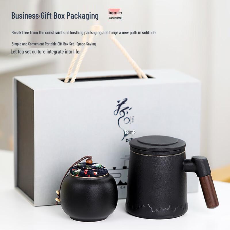 Ceramic Tea Infuser Mug Gift Set