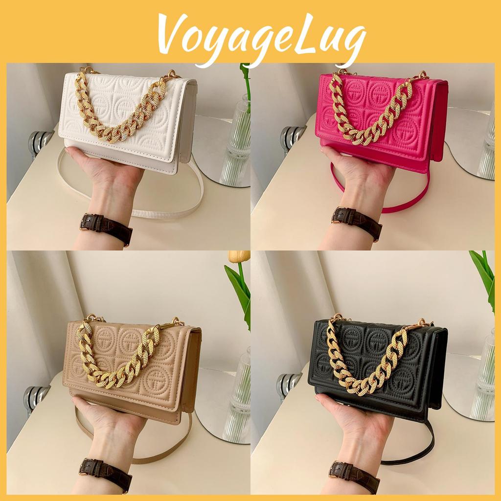 Trendy Casual Bag For Women 2023 New Simple Shoulder Crossbody Chain Handheld Small Square Bag Embossed Commuter Bag Characters)