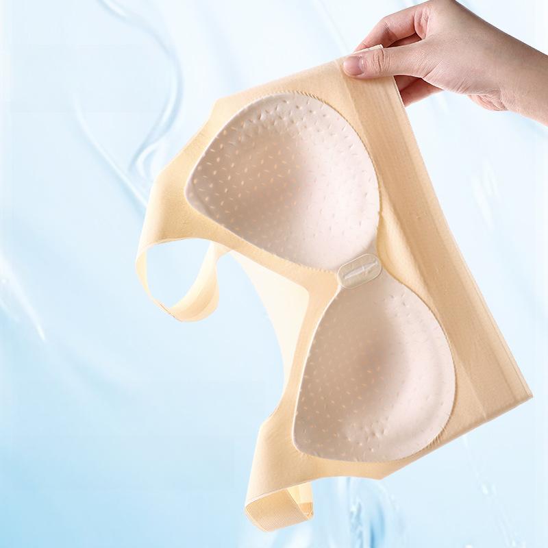 Breathable and Seamless Bra Women's Beautiful Back Underwear Women's Thin Frameless Vest Sports Bra Push Up Bra