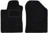 Black Front Floor Mats For: Toyota Corolla Verso II Minivan (2004-2009)
