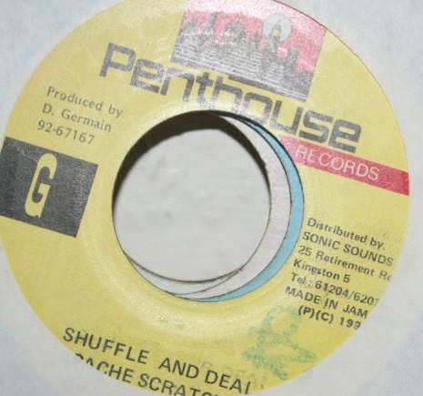 

7inch Record APACHE SCRATCHIE Shuffle And Deal NONE Penthouse Recor 1991 Jamaica Reggae Ska Dub Used