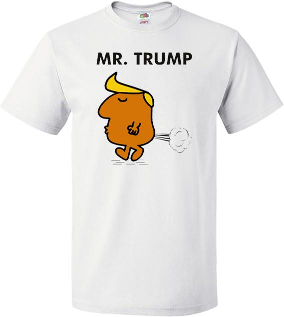 Adults Mr Trump Usa President Funny Story Book Character Unisex White TShirt S