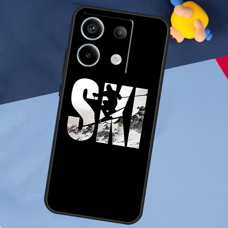 Skiing Snow Snowboard Ski Case For Xiaomi Redmi Note 13 12 11 10 9 8 Pro 12S 11S 10S 9S 10A 9C 10C 12C 13C Back Cover