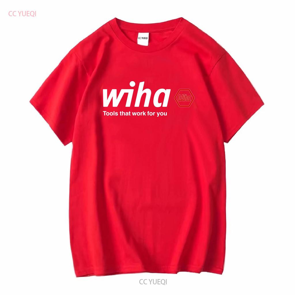 Wiha Tools Logo T shirt Sz S 4XL American Funny USA vintage Washed fashion Stylish Breathable Top For Everyday Wear graphic