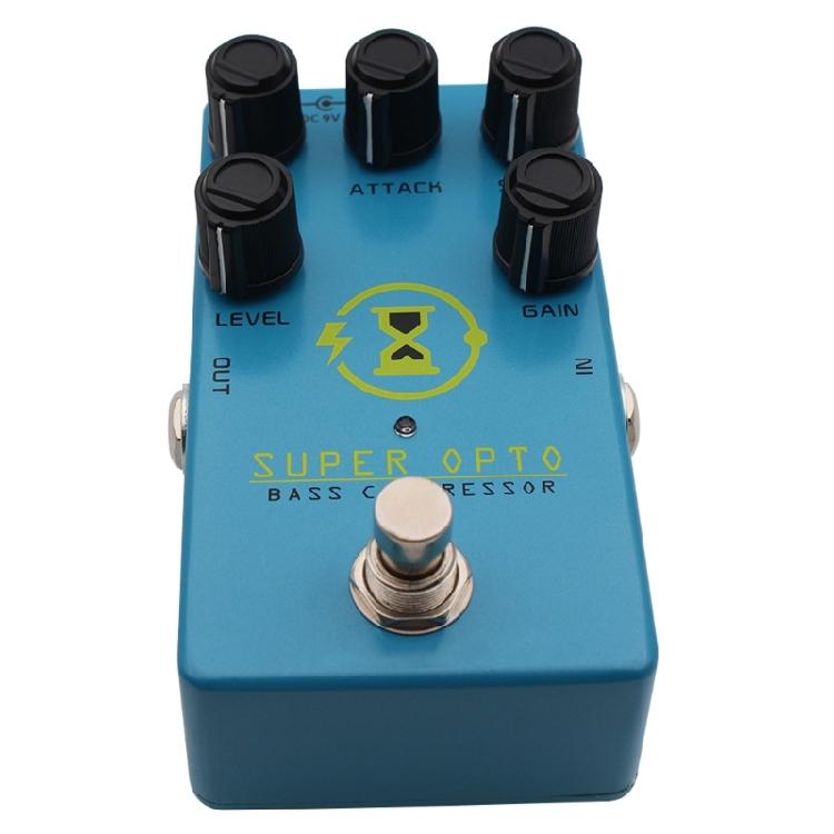 Advanced Aluminum Alloy Bass Compressor Pedal Offering 5 Parameter Adjustments For Customized Sound Dynamics