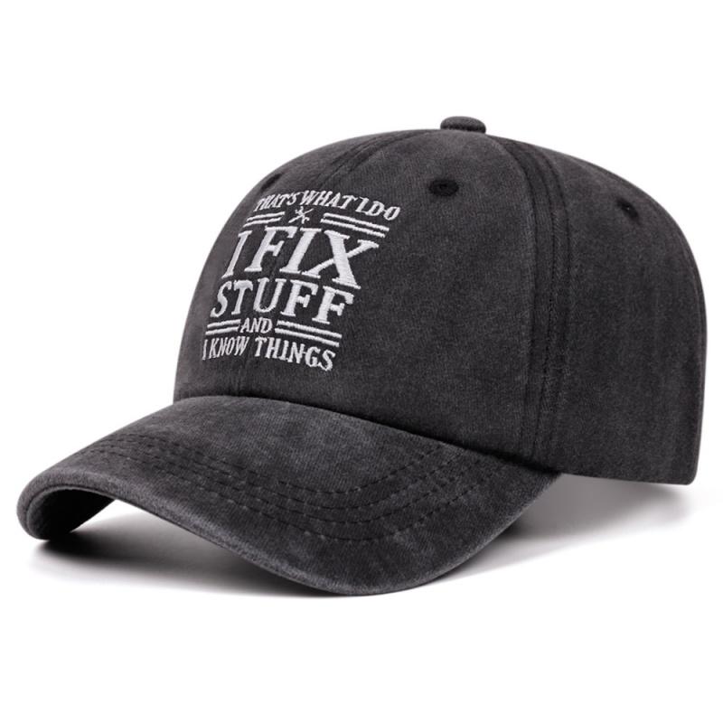Baseball Washed Stitching Stitched Embroidered Alphabet Stuff Ifix Caps Dad Hat Women Men Outdoor Hip-Hop Casual Duck Hats Classic Style Sports Golf