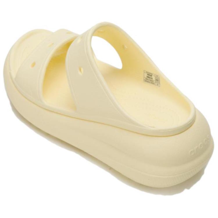 Crocs Slide Slippers Women's Light Yellow