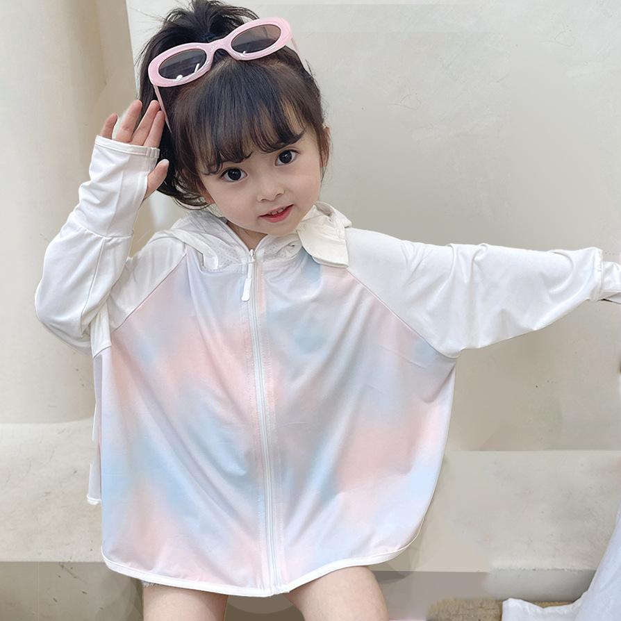 Kids UPF50+ Sun Protection Jacket UV Protection Lightweight Breathable Summer Loose Fit Sun Hoodie for Toddlers and Children