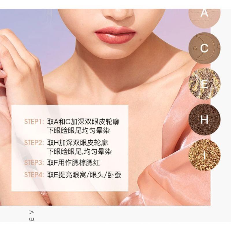 HEXZE - 12 Colors Eyeshadow Palette - P03 Desert Stardust