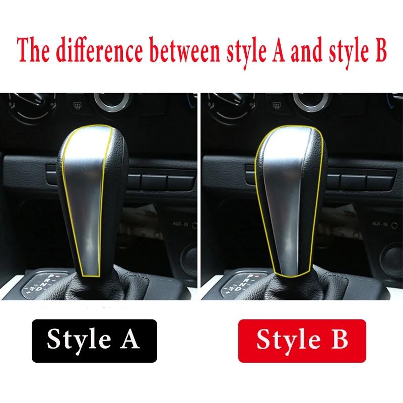 Kryt hlavy radiacej páky, nálepka s ozdobnou lištou, pre BMW 1 3 Series x1E48 E61E64 E65 E85 E86 E83 E53 E81 E82 E87 E90 E91 E92