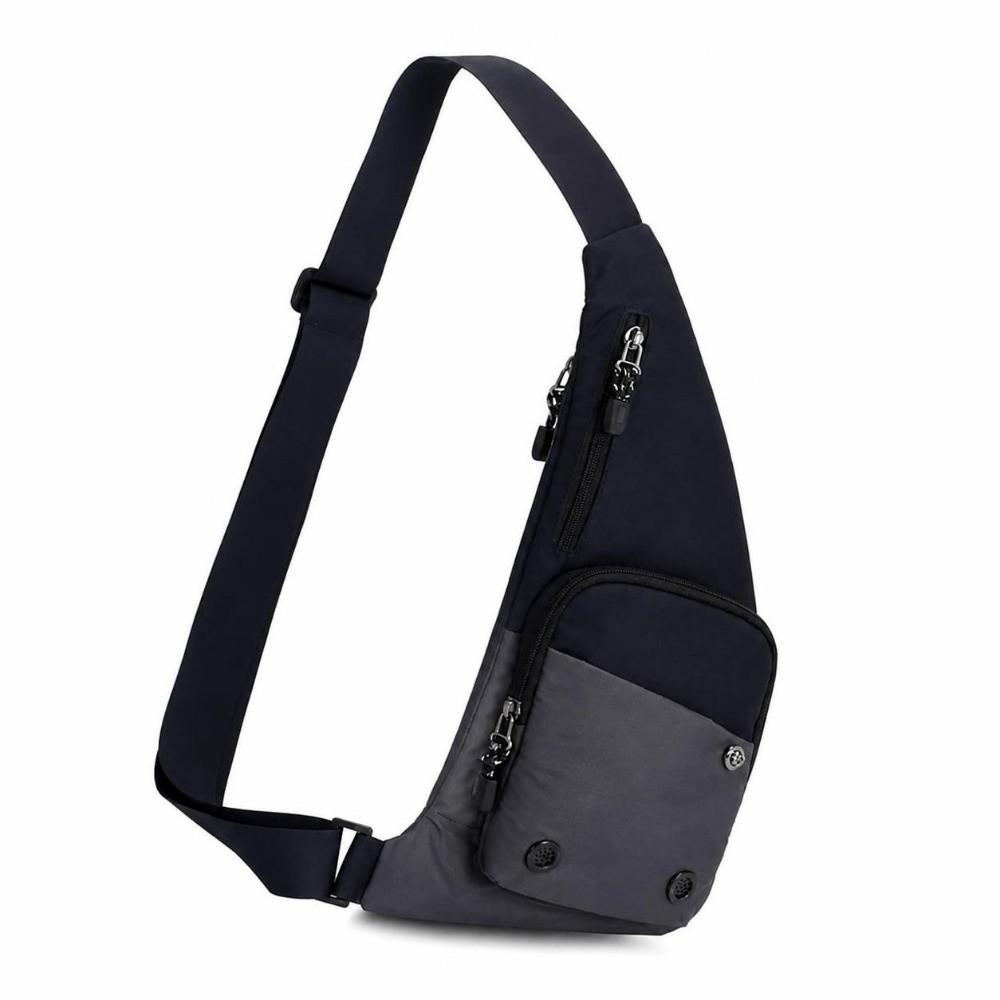 Lightweight Crossbody Shoulder Bag Zipper Pockets Sling Backpack Chest Bag  Camping Outdoor
