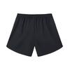 Anta Solid Color Elastic Waist Woven Breathable Shorts Women Shorts Black 962228316-3