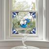 Colorful Window Film PVC Electrostatic Church Glass Decal Wall Sticker Art Mural Wallpaper for Home Decoration