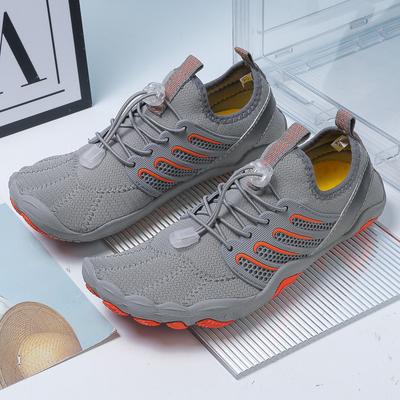 Men Barefoot Flats Wide Palm Driving Shoes Women Grey Water Aqua Swimming Upstream Shoes Yoga Fitness Shoes Large Size