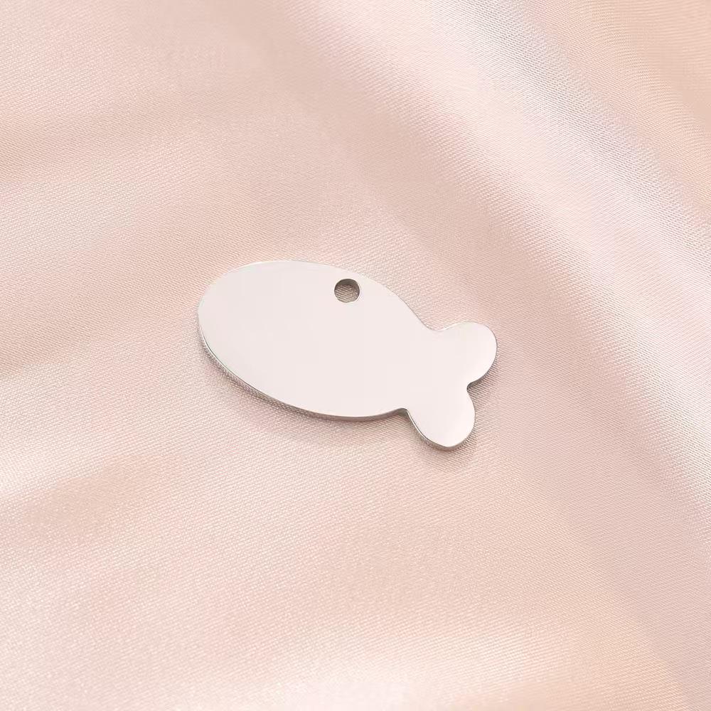 Laser-Engraved Stainless Steel Pet ID Tag for Dogs & Cats