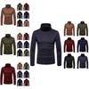 Cotton Thermal Mens Turtle Neck Skivvy Turtleneck Sweaters Stretch Tops Shirt