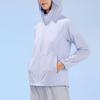 Anta Running Series Solid Color Sun Protection Hooded Windbreaker Jacket Women Outerwear Light-Purple 162325601-2