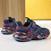 28-40 Children's Plus Size Fashionable Thick Sole Fly Woven Camouflage Running Shoes Sports and Casual Shoes
