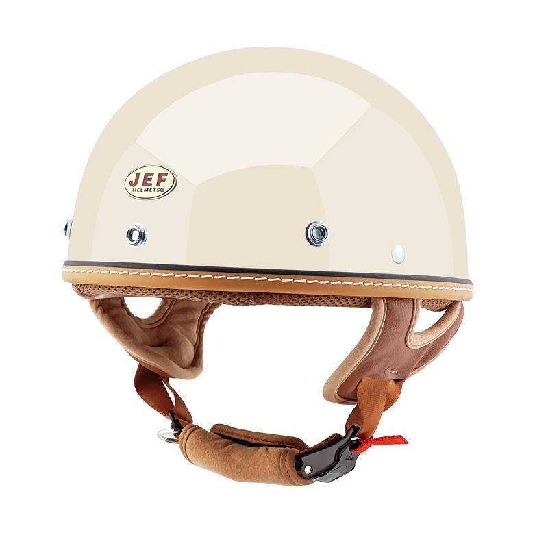 JEF Taiwan Retro Lightweight Helmet: 3C Certified for Summer, Unisex.