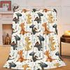 Sports Ball Pattern Throw Blanket Basketball Football Soccer Baseball Design for Kids Room Decor Gift for Him BoyGift