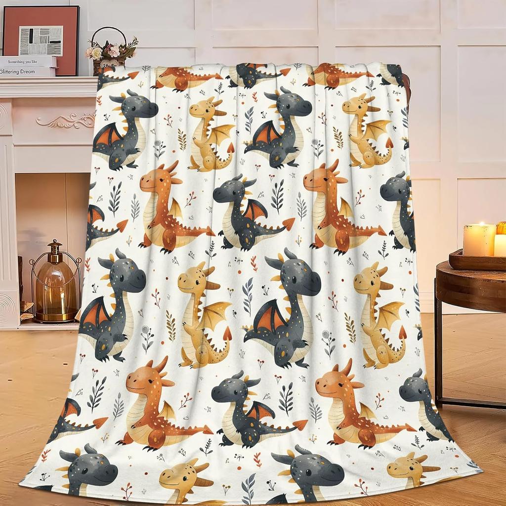 Sports Ball Pattern Throw Blanket Basketball Football Soccer Baseball Design for Kids Room Decor Gift for Him BoyGift