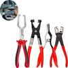 Professional Hose Clamp Pliers- Fuel Line Disconnection and Removal Tool Kit for Auto Repair Car Oil Pipe Separation Pliers