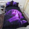 Sada povlaku na peřinu s vysokým rozlišením 3D květinovým vzorem King Queen Full Twin Size Sada ložního prádla