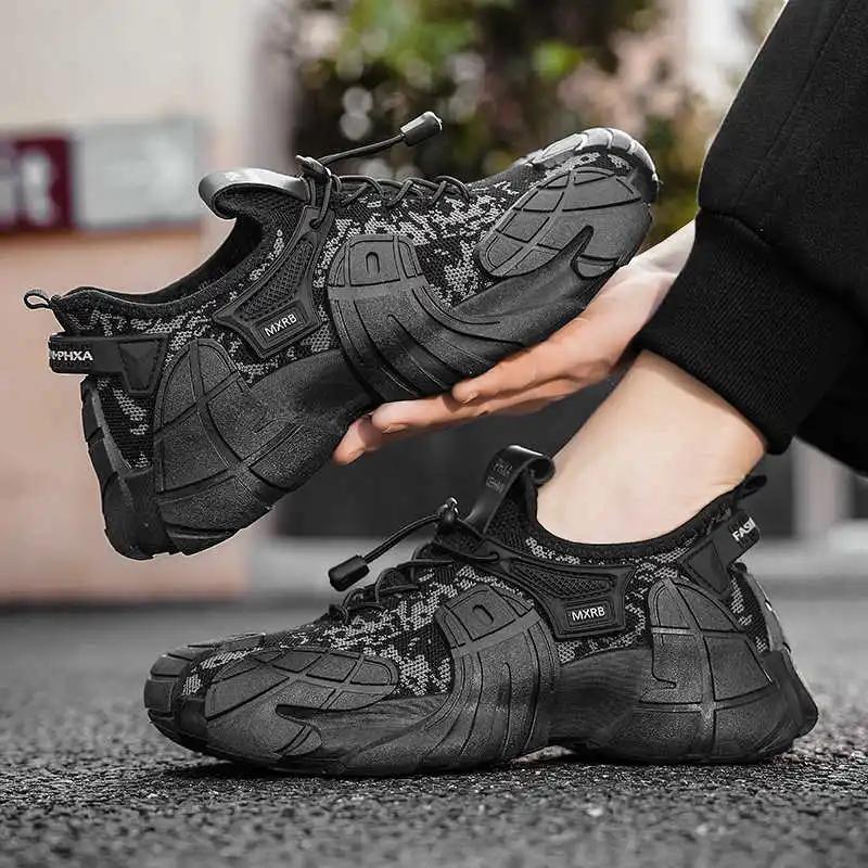 Fashion Synthetic Leather Without Heel High-top Sneakers Loafer Men Shoes Men's Spring Boots Sport Character Sapateneis Tenix