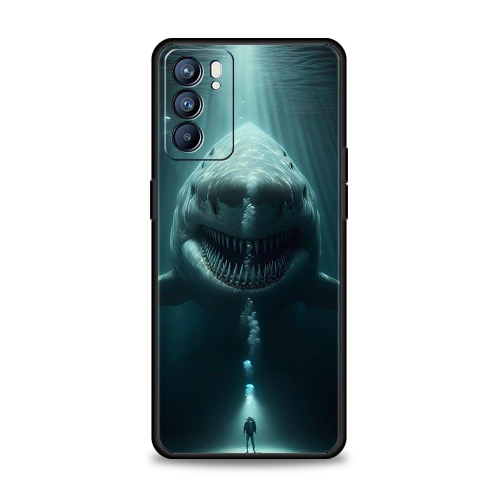 Scuba Diving Phone Case For Oppo A54 A53 A52 A15 A95 A16 A78 A79 A80 A98 4G Find X5 X6 Reno10 12 13 F Pro 5G Cover