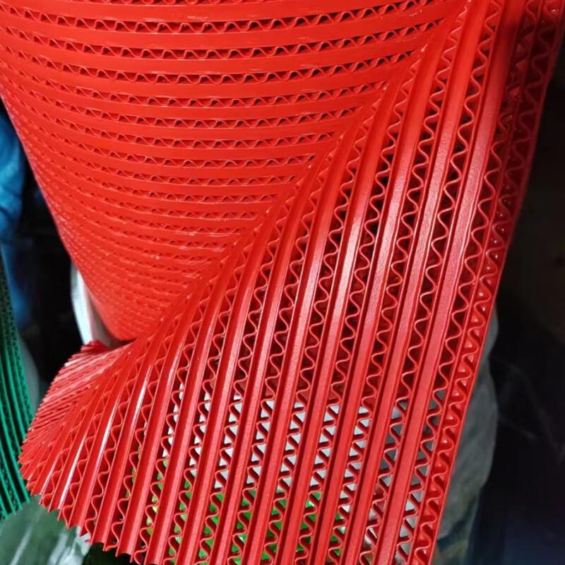 Утолщенный S-образный ПВХ дренажный противоскользящий коврик