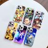 Axel Blaze Firestorm Inazuma Eleven Anime Phone Case For iPhone 17 16 15 14 11 12 13 Pro Max Pro Plus Colored Silver Cover