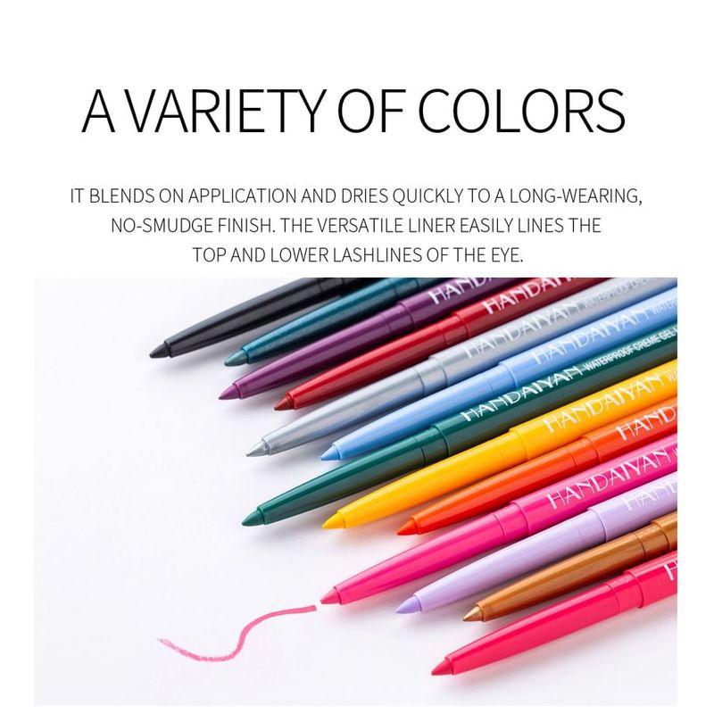 HANDAIYAN - Waterproof Matte Gel Eyeliner - 10 Colors