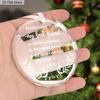 1pc/2pcs Christmas Friendship Ornament Friendship Gifts My Best Friend Ornament Christmas Tree Decoration Glass Ornament Xmas Gift