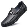 Men's Casual Slip-On Leather Driving Loafers – Summer 2022 Korean Style
