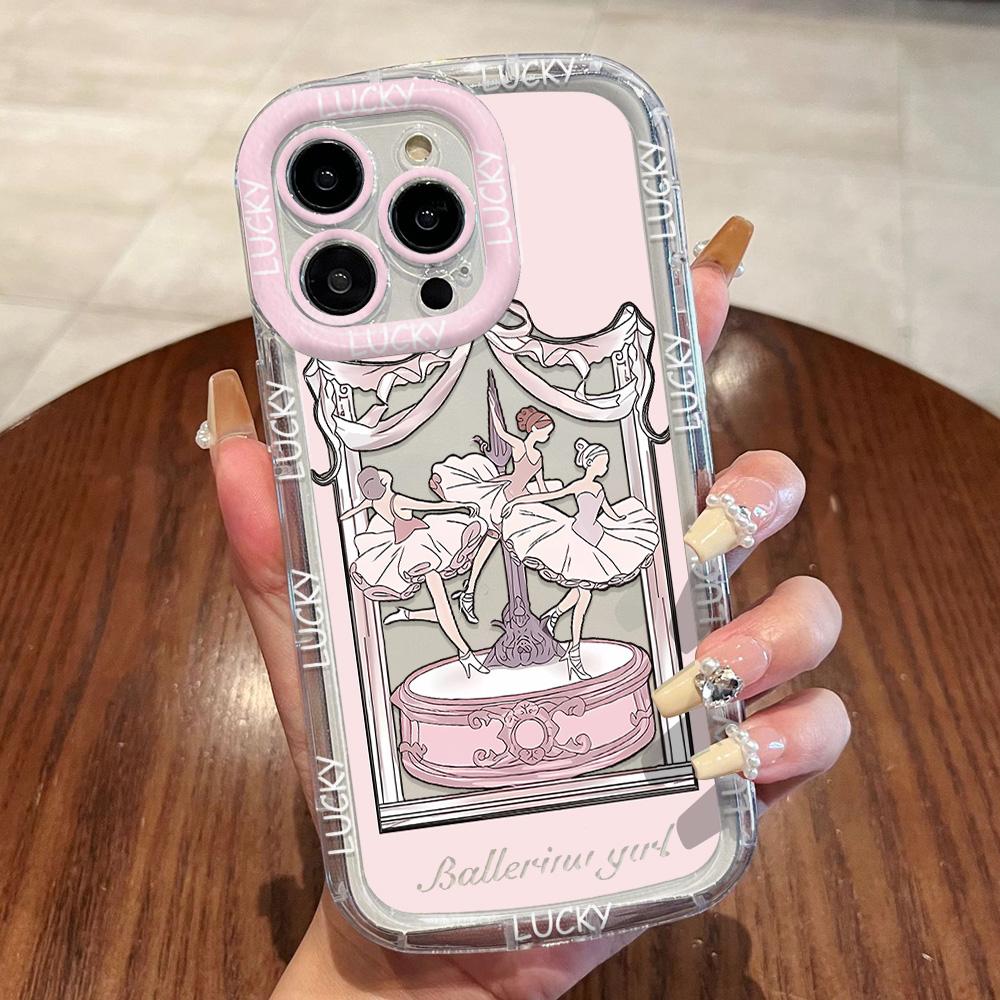 

Чехлы для мобильных телефонов iPhone 11 13 XR 15 Pro Max 12 14 Pro Max чехол для iPhone 16 7 Plus 8 Plus XS Max Мультяшный узор Защита от падений Ударопрочный iPhone 16 Pro Max белый