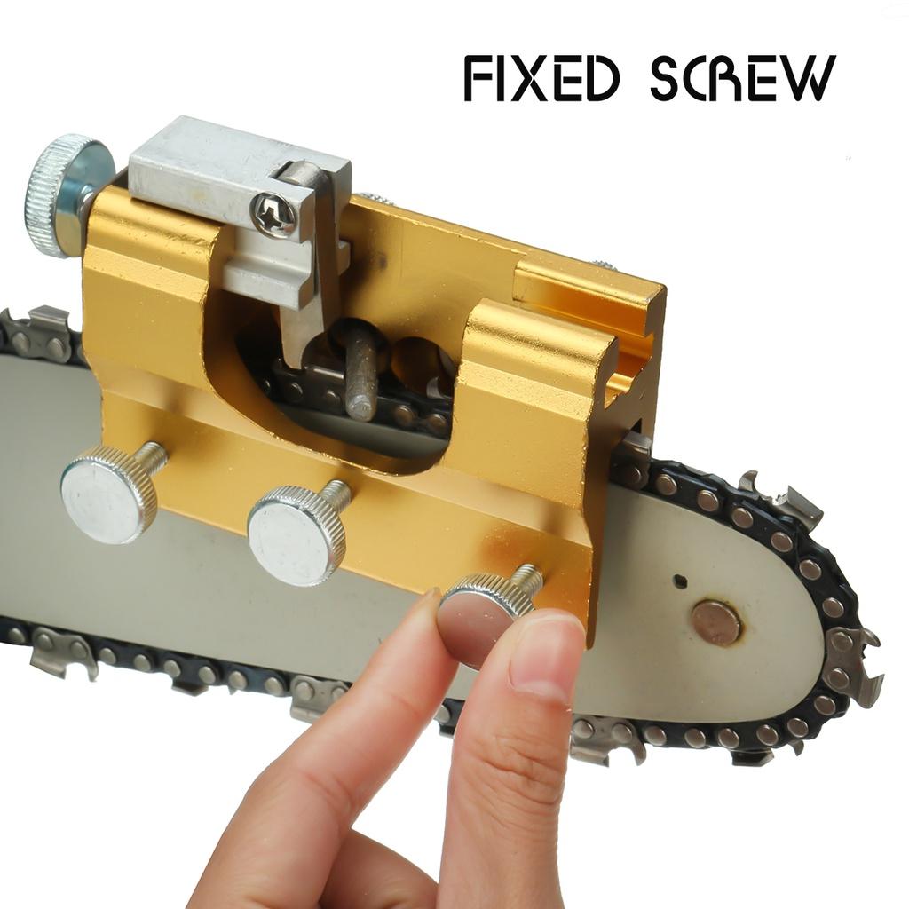 Universal Portable Chainsaw  Sharpener Chain Sharpening Jig Easy To Use Chainsaw Sharpening Outdoor Electric Saws Gardening 3.9 X 1.8 X 2.6in