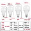 E27 LED Radar Motion Sensor Light Bulb AC85-265V Infrared Detection Smart Lamp Night Working 5W 7W 9W 12W Radar Induction Bulb