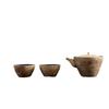 Convenient High-End Ceramic Quick Tea Set with One Pot and Two Cups, Lid Bowl, Convenient Outdoor Travel Kung Fu Tea Set