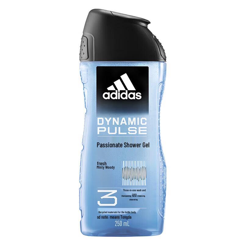 Adidas Men's 3-in-1 Shower Gel - Passion Woody Scent