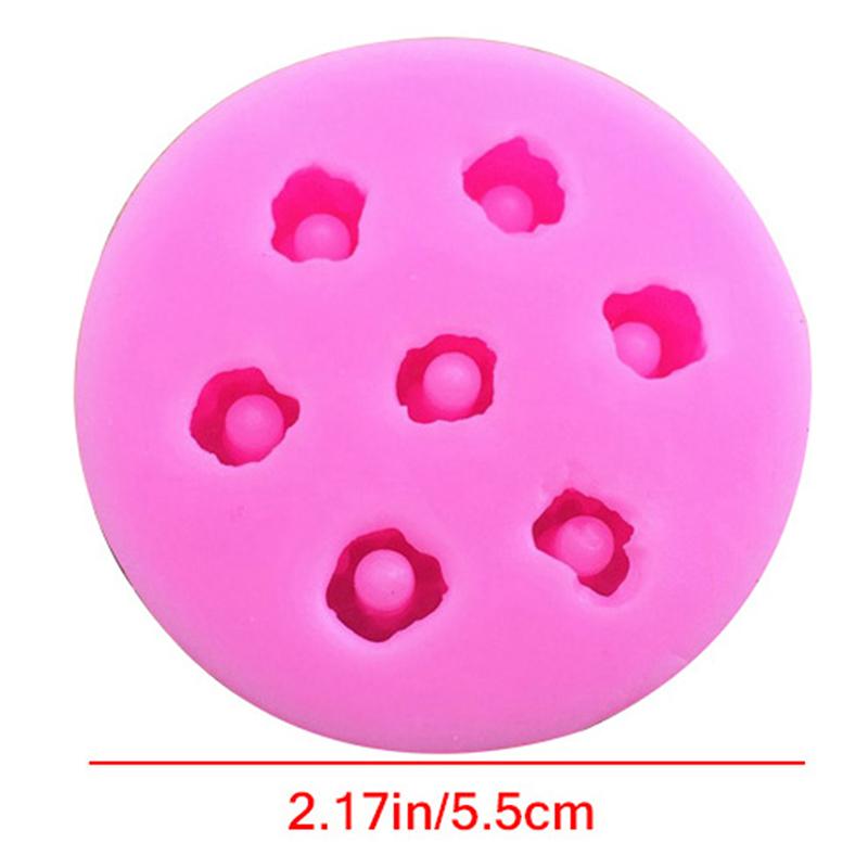1 pieza Molde de silicona 3D Arándano Frambuesa Diy Simulación Fruta Molde Fondant
