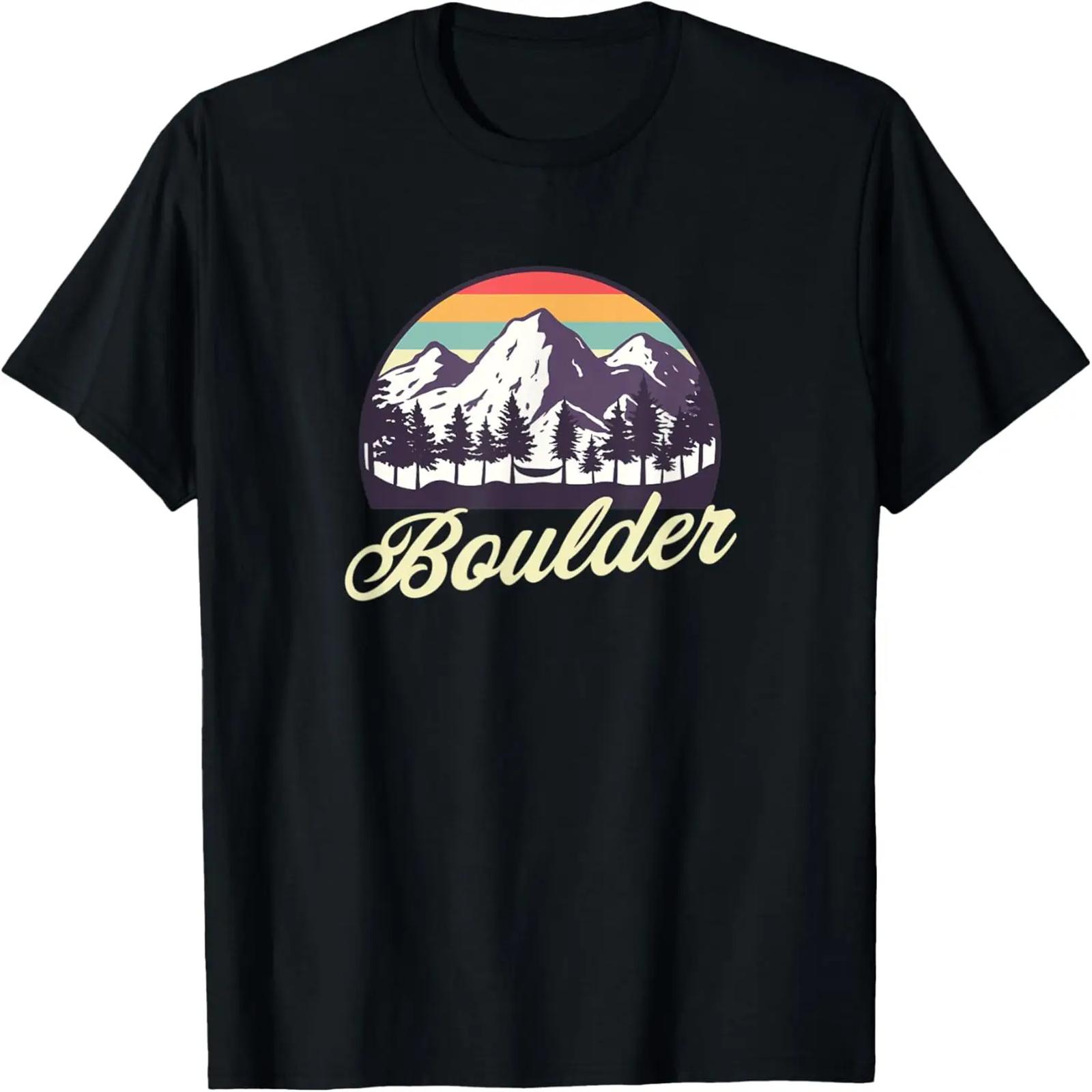 Retro Boulder Colorado Vintage T-Shirt S разноцветный