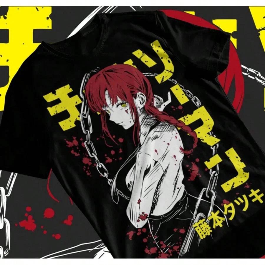 Makima Chainsaw Funny T Shirt Unisex S