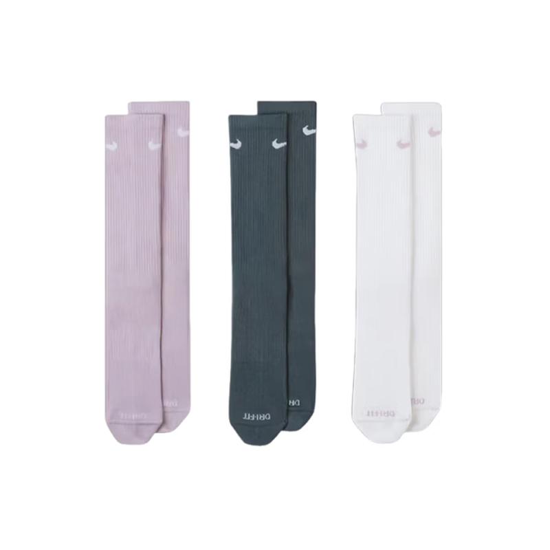 Nike Men s Quick-Dry Breathable Mid-Calf Athletic Socks (3-Pair Pack) L