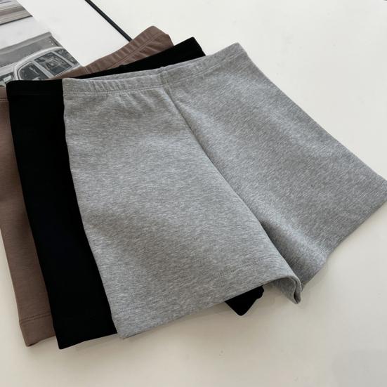Women Casual Shorts Elastic High Waist Yoga Shorts Hip-Cover Design Versatile Sport Athletic Bottoms