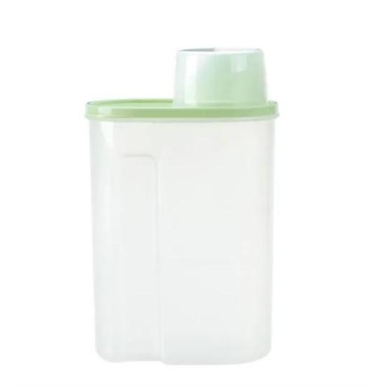 Plastic Storage Box with Measuring Cup Sealed Five Grain and Miscellaneous Grain Tank S/L