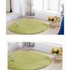 Round Carpet Anti-slide Footcloth Bedroom Living Room Bathroom Blanket Floor Chair Cushion Rug Bay Window Basket Bedside