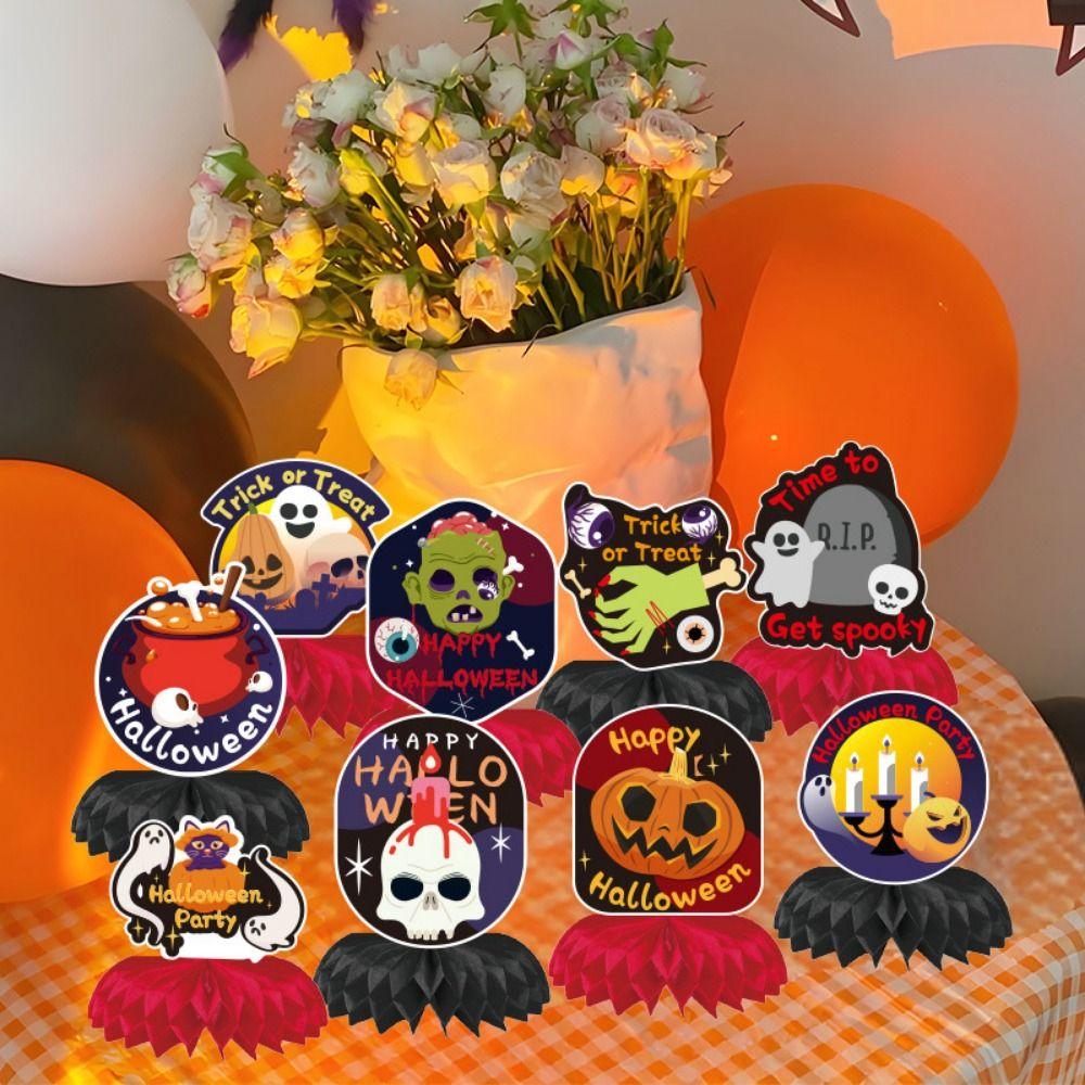 9Pcs/Set 3D Halloween Table Decorations Halloween Party Supplies  Halloween Table Decoration