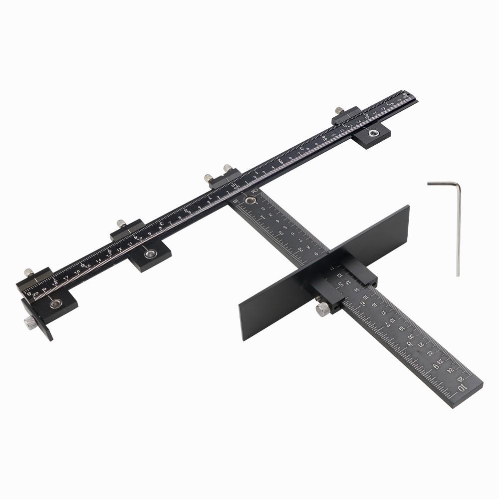 Adjustable Aluminum Woodworking Handle Hole Locator